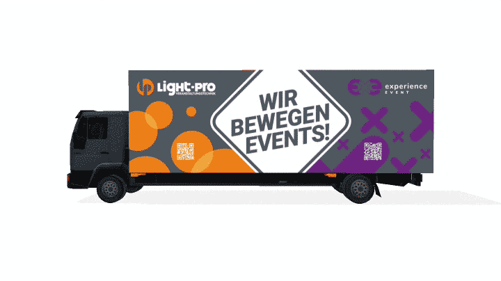 Light·Pro ✕ Experience Event LKW-Gestaltung